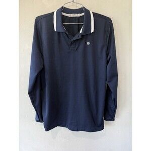 Sun50 Sun 50 Womens Navy Blue Long Sleeve UPF 50 Golf Shirt Outdoor Collared Top